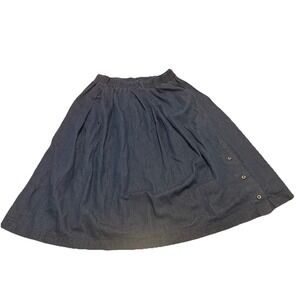 Vintage Gotcha Covered Denim A-Line Skirt Women's‎ 16 100% Cotton USA